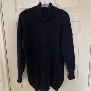 Peruvian Connection Oversized Turtleneck Sweater